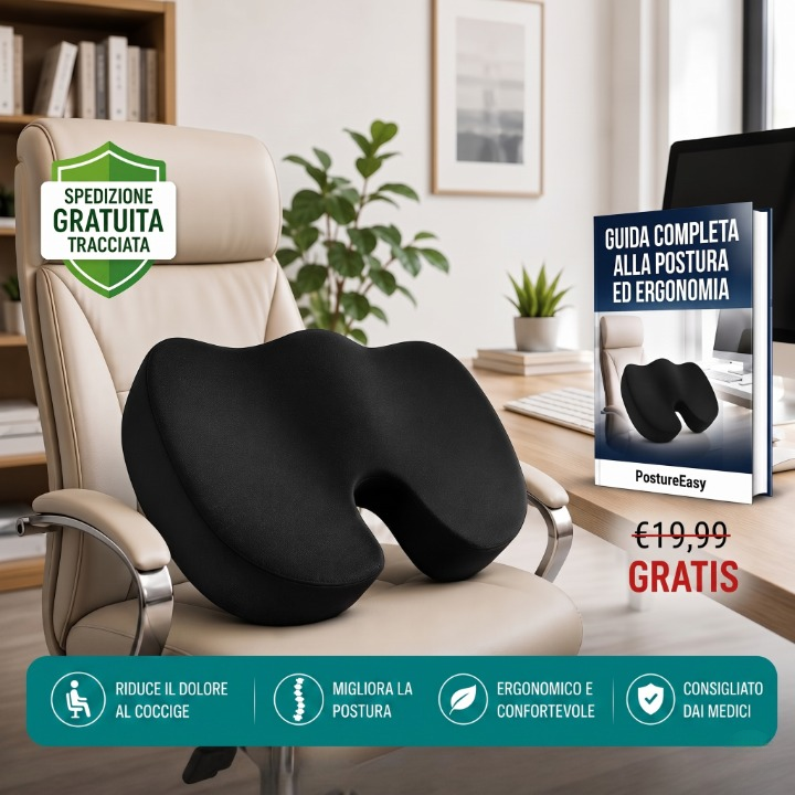 PostureEasy™  Il Cuscino Ergonomico in Memory Foam Definitivo
